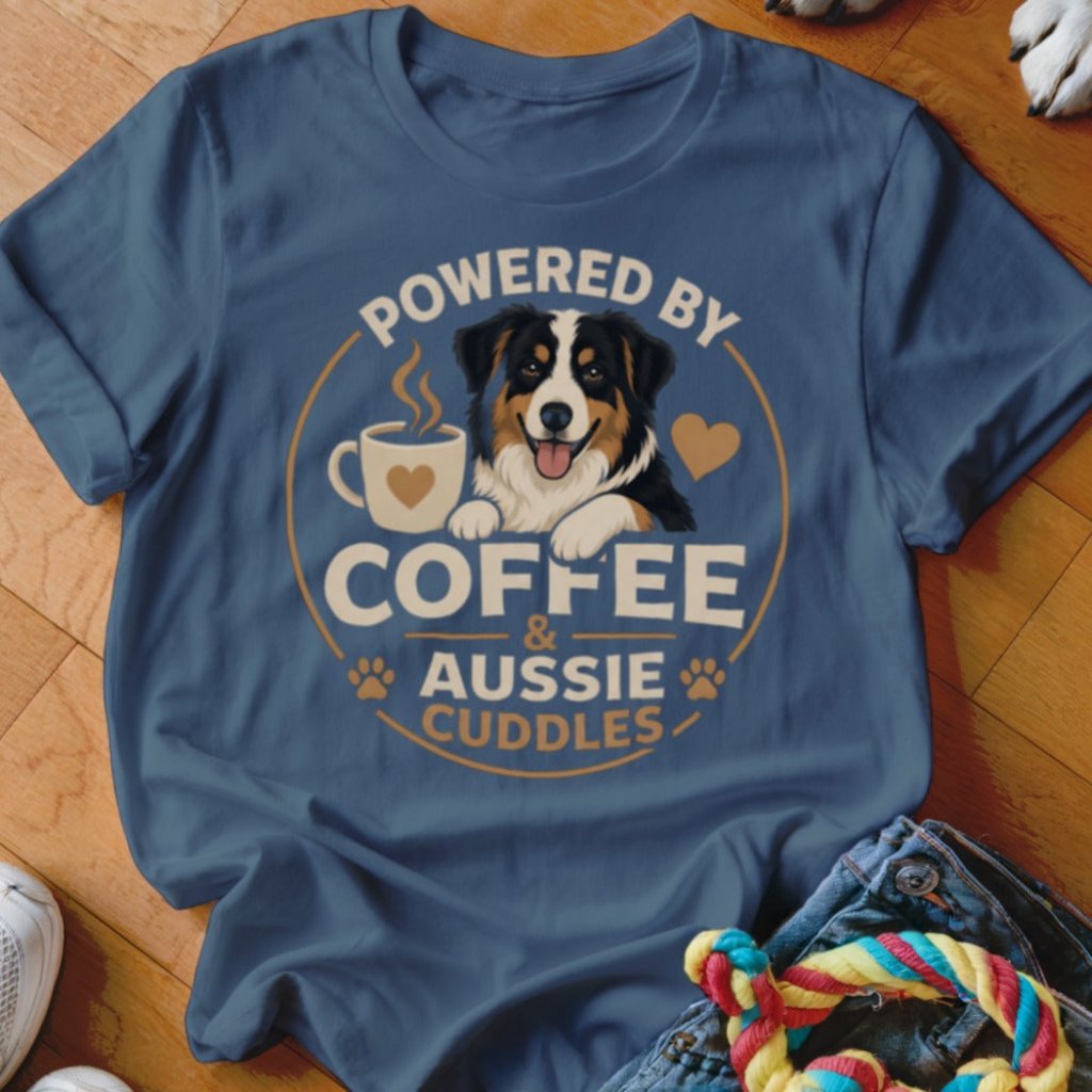 Coffee & Aussie Cuddles Shirt - The Pawsitive Initiative
