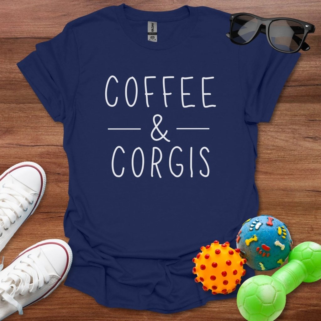 Coffee & Corgis Shirt - The Pawsitive Initiative