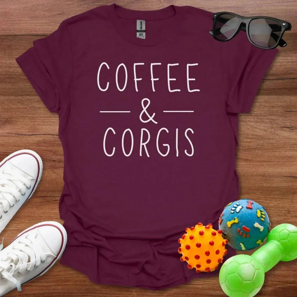 Coffee & Corgis Shirt - The Pawsitive Initiative