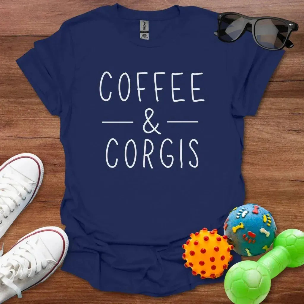 Coffee & Corgis Shirt - The Pawsitive Initiative