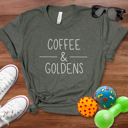 Coffee & Goldens Shirt - The Pawsitive Initiative