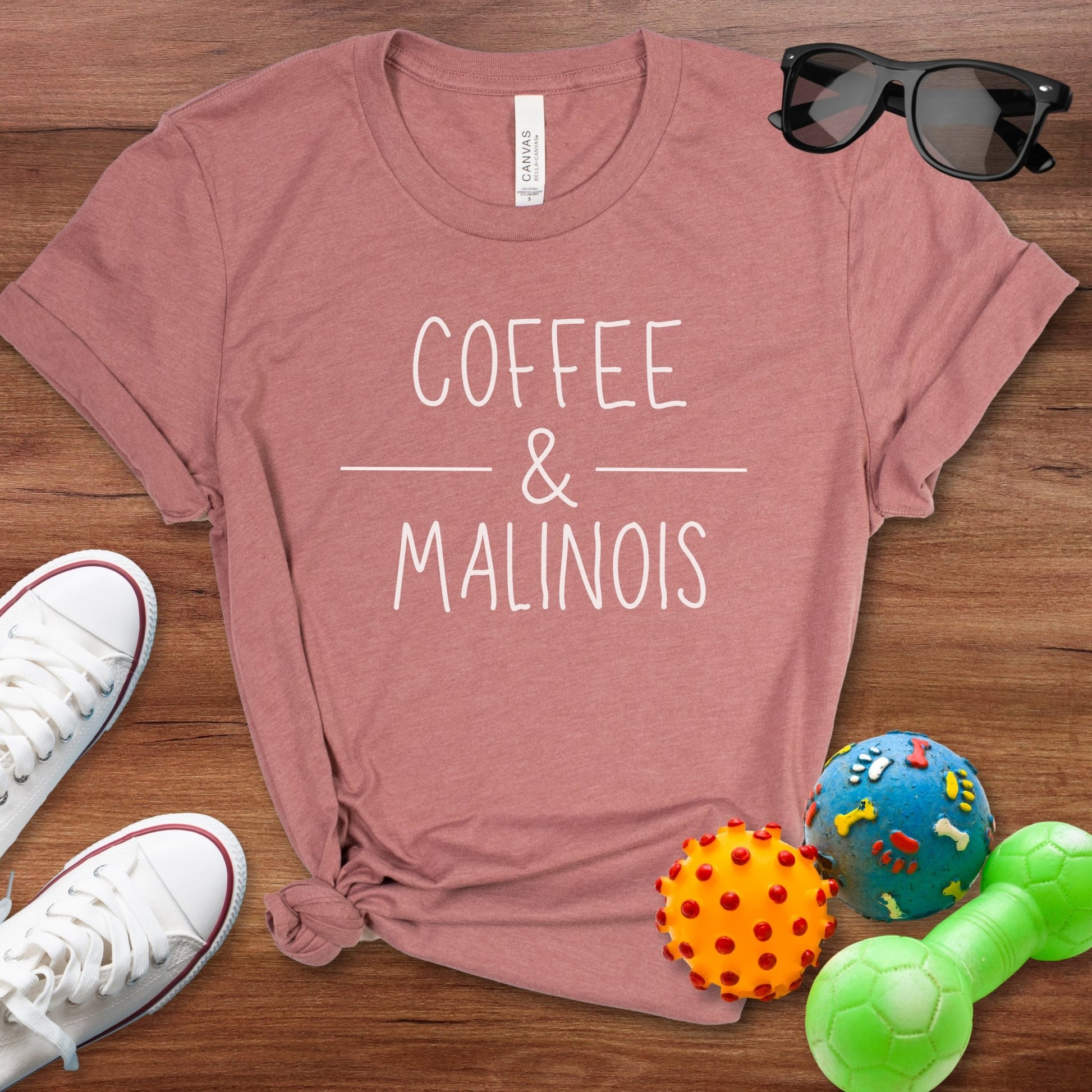 Coffee & Malinois Shirt - The Pawsitive Initiative