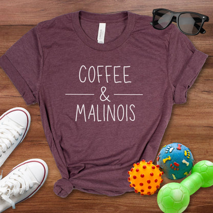 Coffee & Malinois Shirt - The Pawsitive Initiative