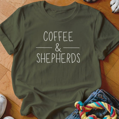 Coffee & Shepherds Shirt - The Pawsitive Initiative