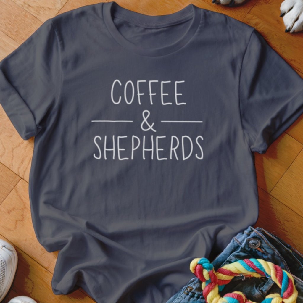 Coffee & Shepherds Shirt - The Pawsitive Initiative