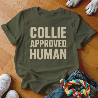 Collie Approved Human Shirt - The Pawsitive Initiative