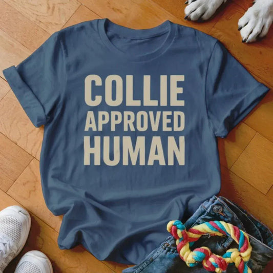 Collie Approved Human Shirt - The Pawsitive Initiative