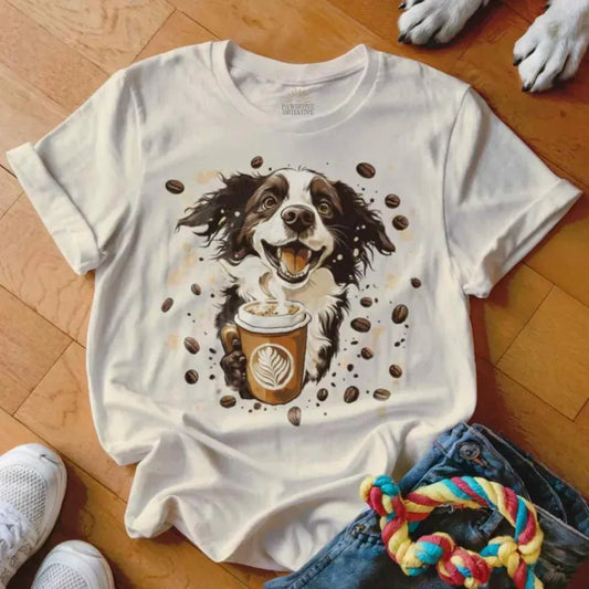Collie & Coffee Shirt - The Pawsitive Initiative
