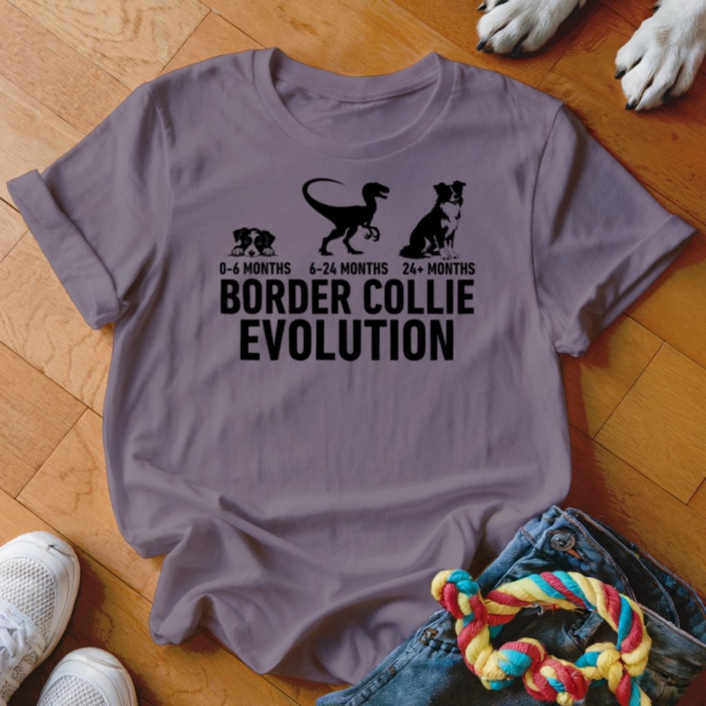 Collie Evolution Shirt - The Pawsitive Initiative