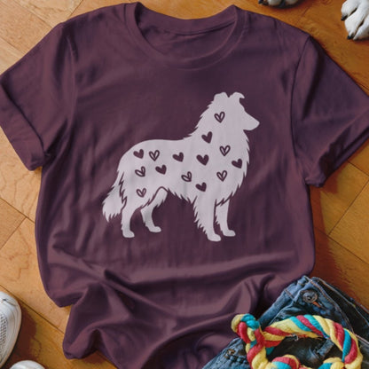 Collie Hearts Shirt - The Pawsitive Initiative