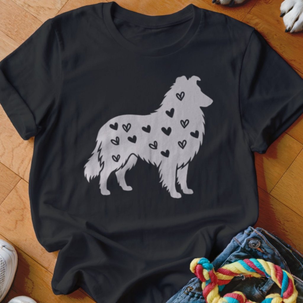 Collie Hearts Shirt - The Pawsitive Initiative