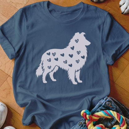 Collie Hearts Shirt - The Pawsitive Initiative