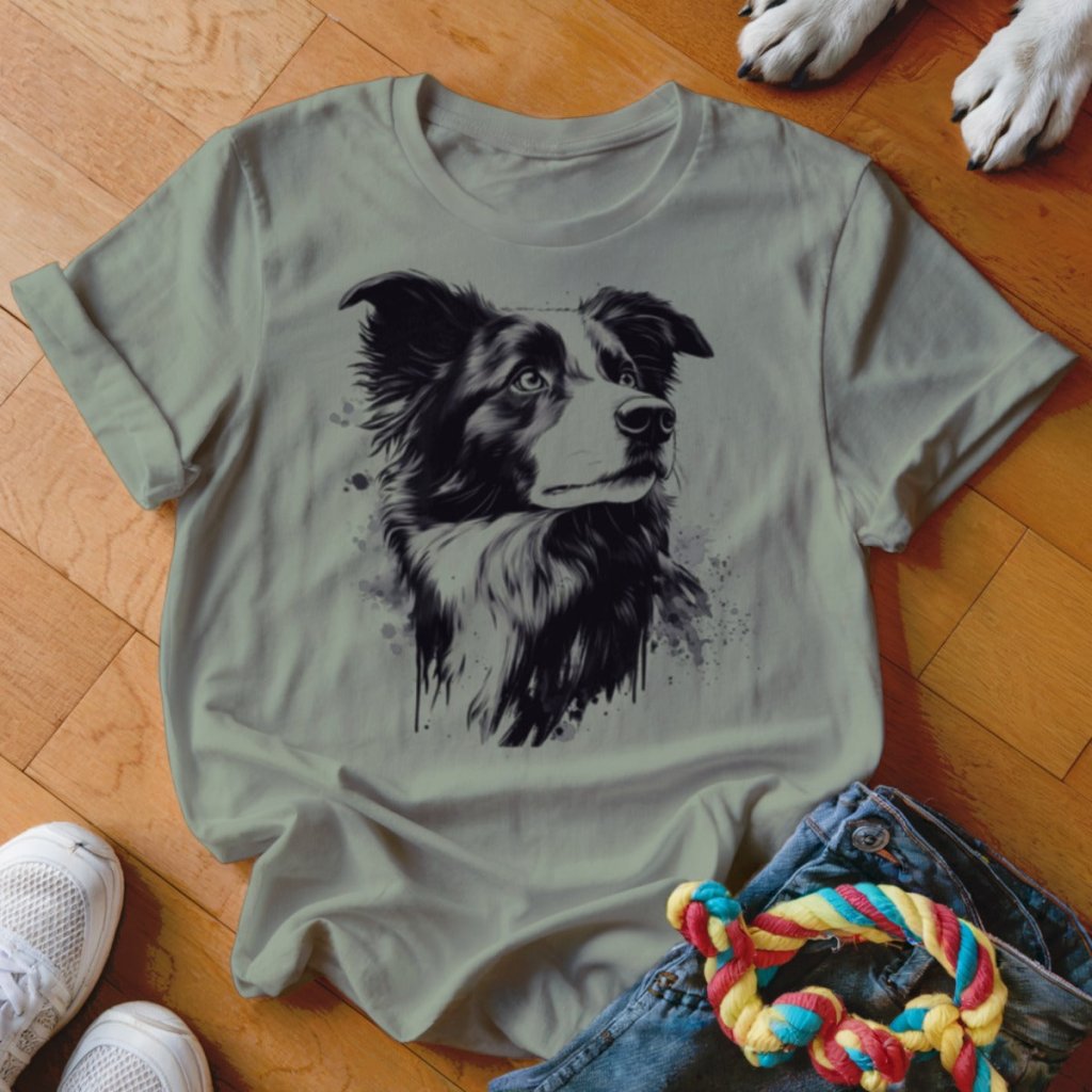 Collie Inksplash Shirt - The Pawsitive Initiative