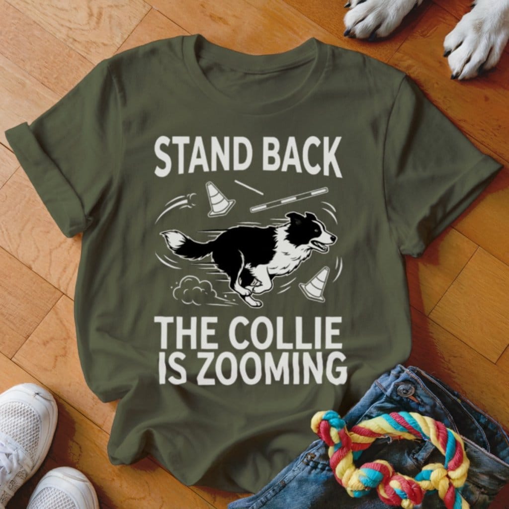 Collie is Zooming Shirt - The Pawsitive Initiative