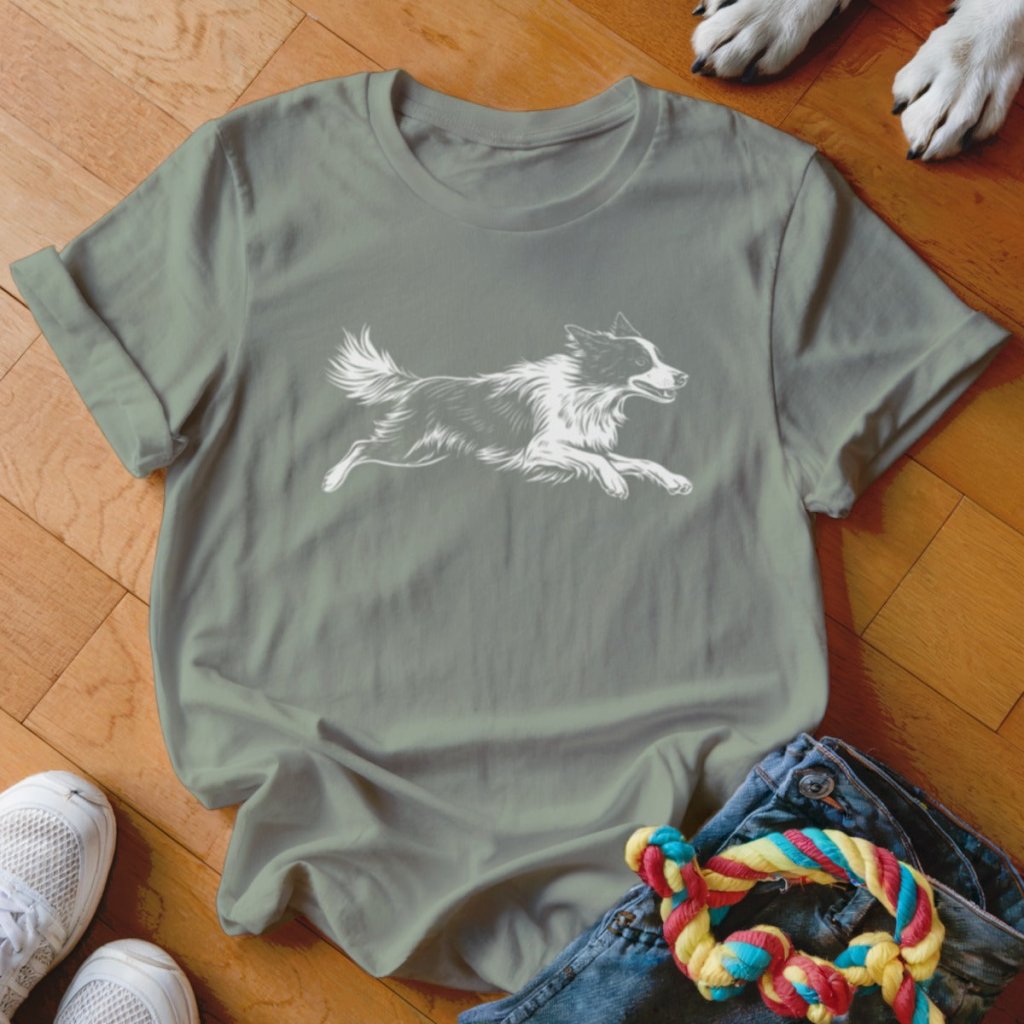 Collie Running Shirt - The Pawsitive Initiative
