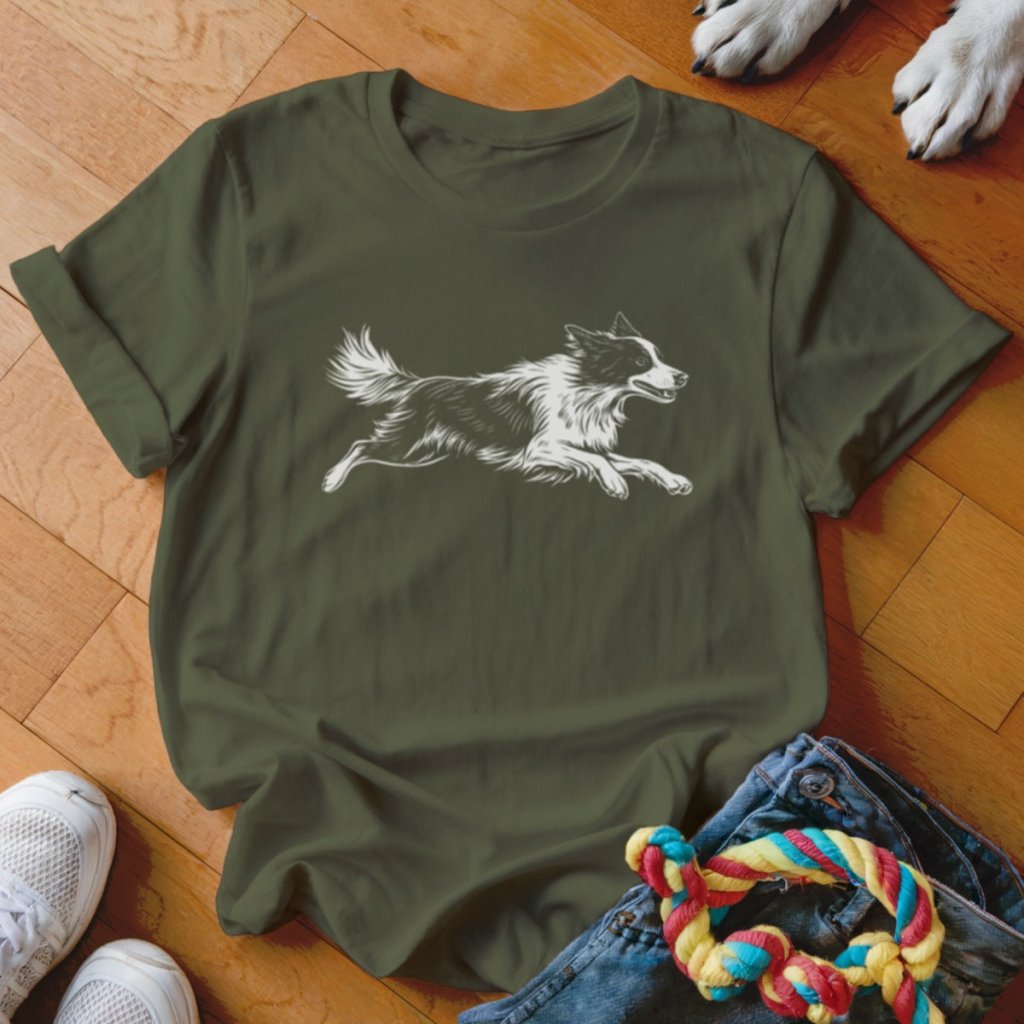 Collie Running Shirt - The Pawsitive Initiative