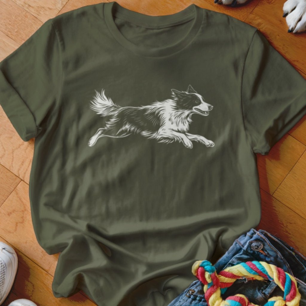 Collie Running Shirt - The Pawsitive Initiative