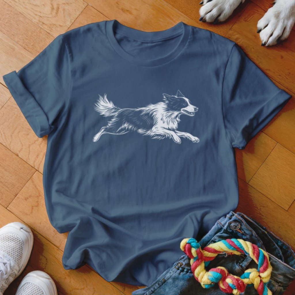Collie Running Shirt - The Pawsitive Initiative