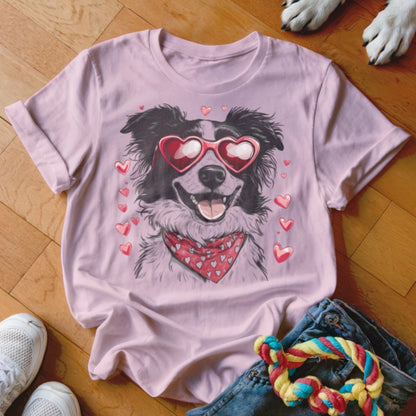Collie Valentine Shirt - The Pawsitive Initiative