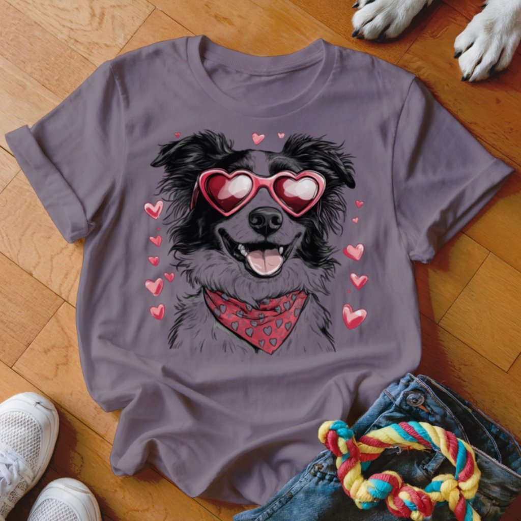 Collie Valentine Shirt - The Pawsitive Initiative