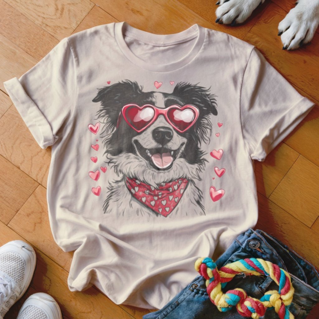 Collie Valentine Shirt - The Pawsitive Initiative