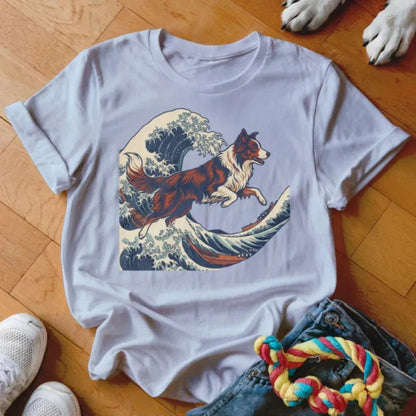 Collie Wave Shirt - The Pawsitive Initiative