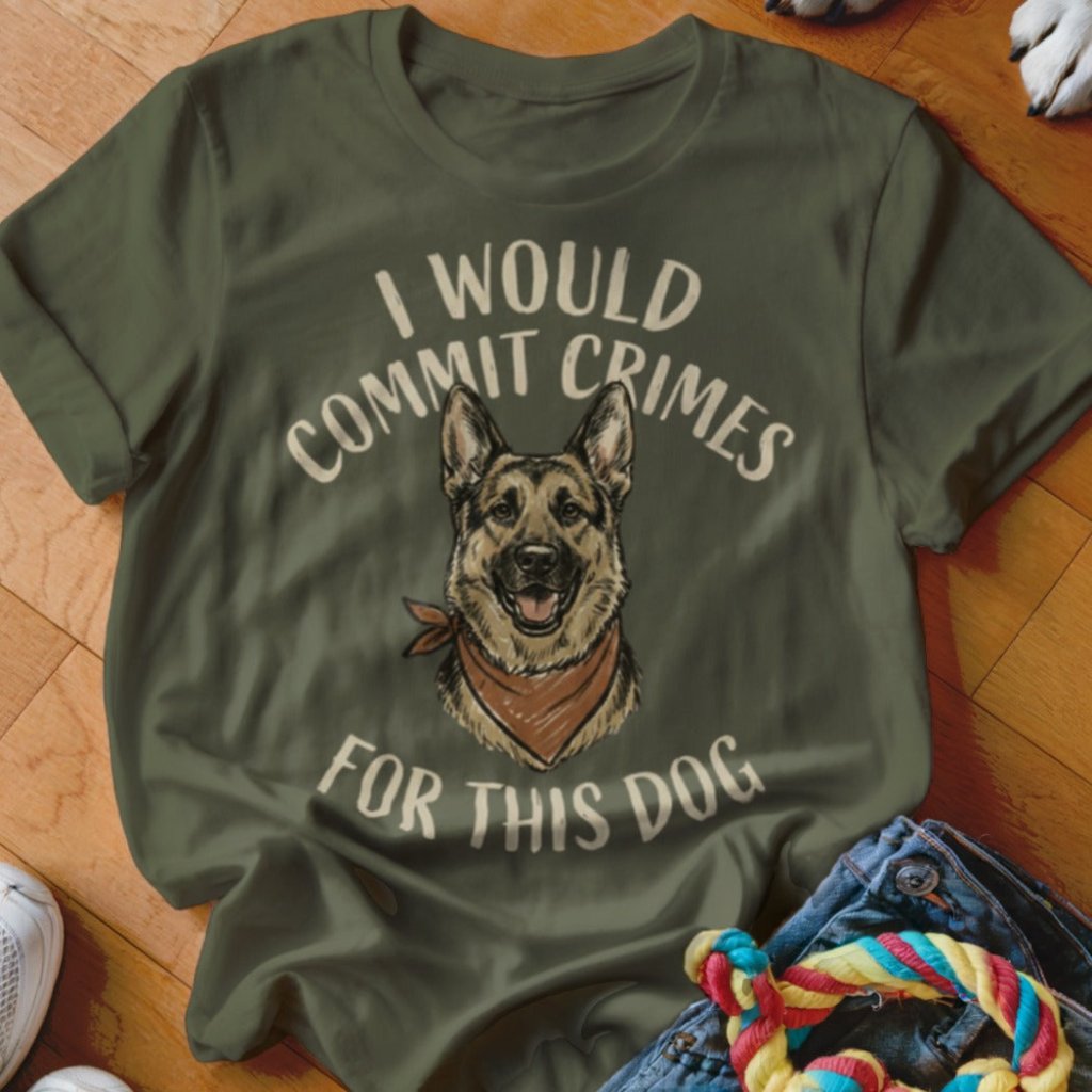 Commit Crimes GSD Shirt - The Pawsitive Initiative