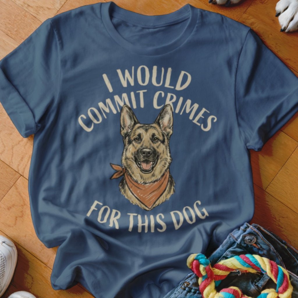 Commit Crimes GSD Shirt - The Pawsitive Initiative