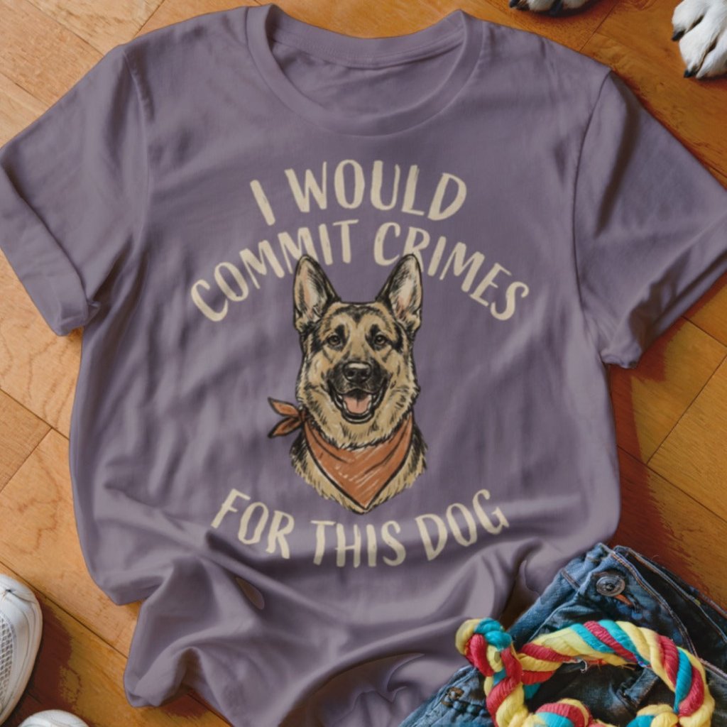 Commit Crimes GSD Shirt - The Pawsitive Initiative