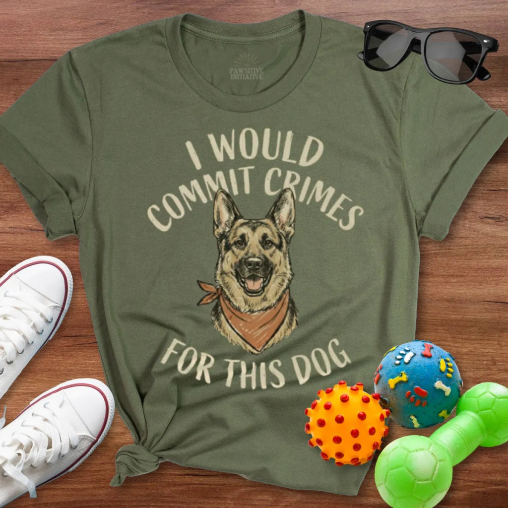 Commit Crimes GSD Shirt - The Pawsitive Initiative