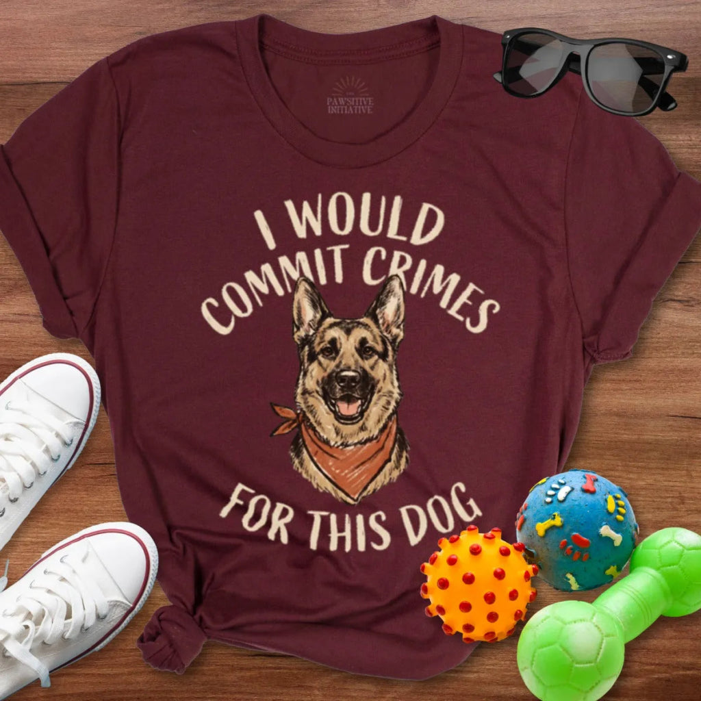 Commit Crimes GSD Shirt - The Pawsitive Initiative