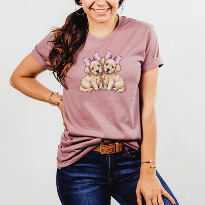 Coquette Goldens Shirt - The Pawsitive Initiative