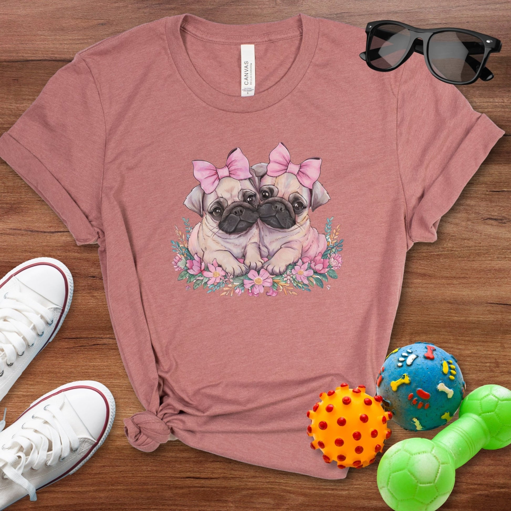 Coquette Pugs Shirt - The Pawsitive Initiative