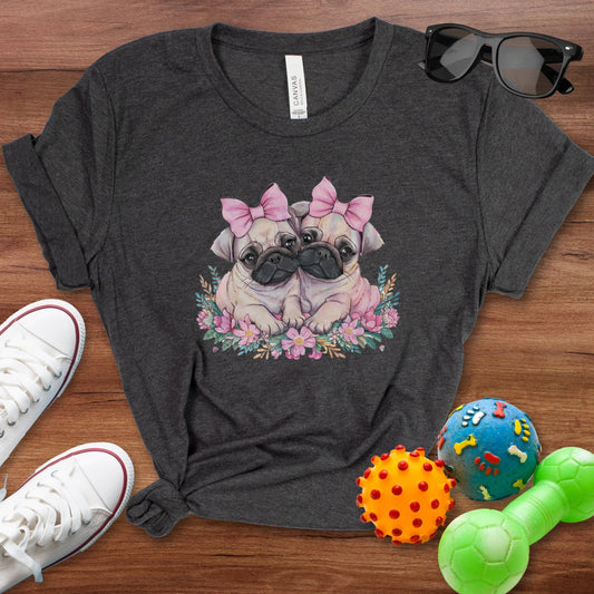 Coquette Pugs Shirt - The Pawsitive Initiative