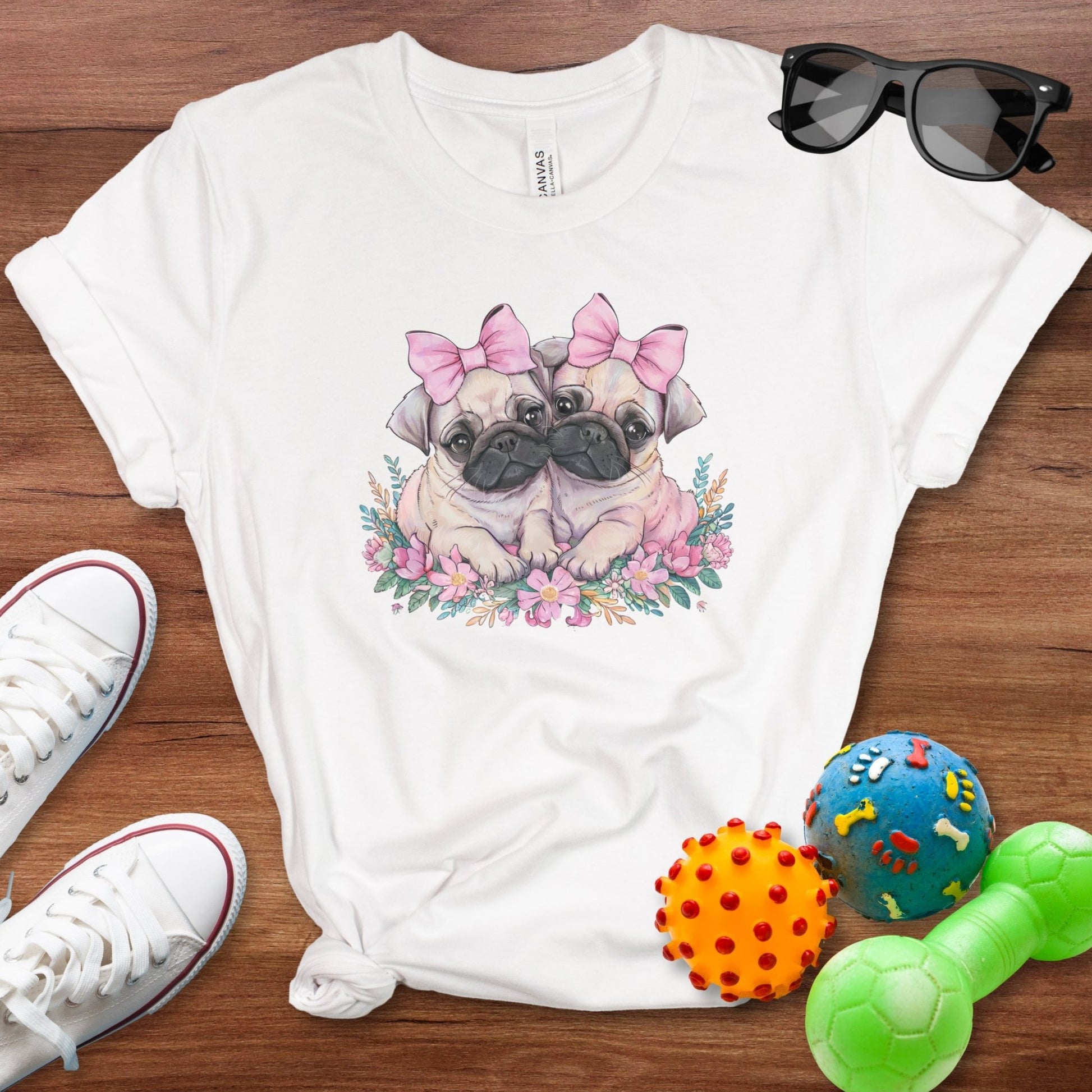 Coquette Pugs Shirt - The Pawsitive Initiative