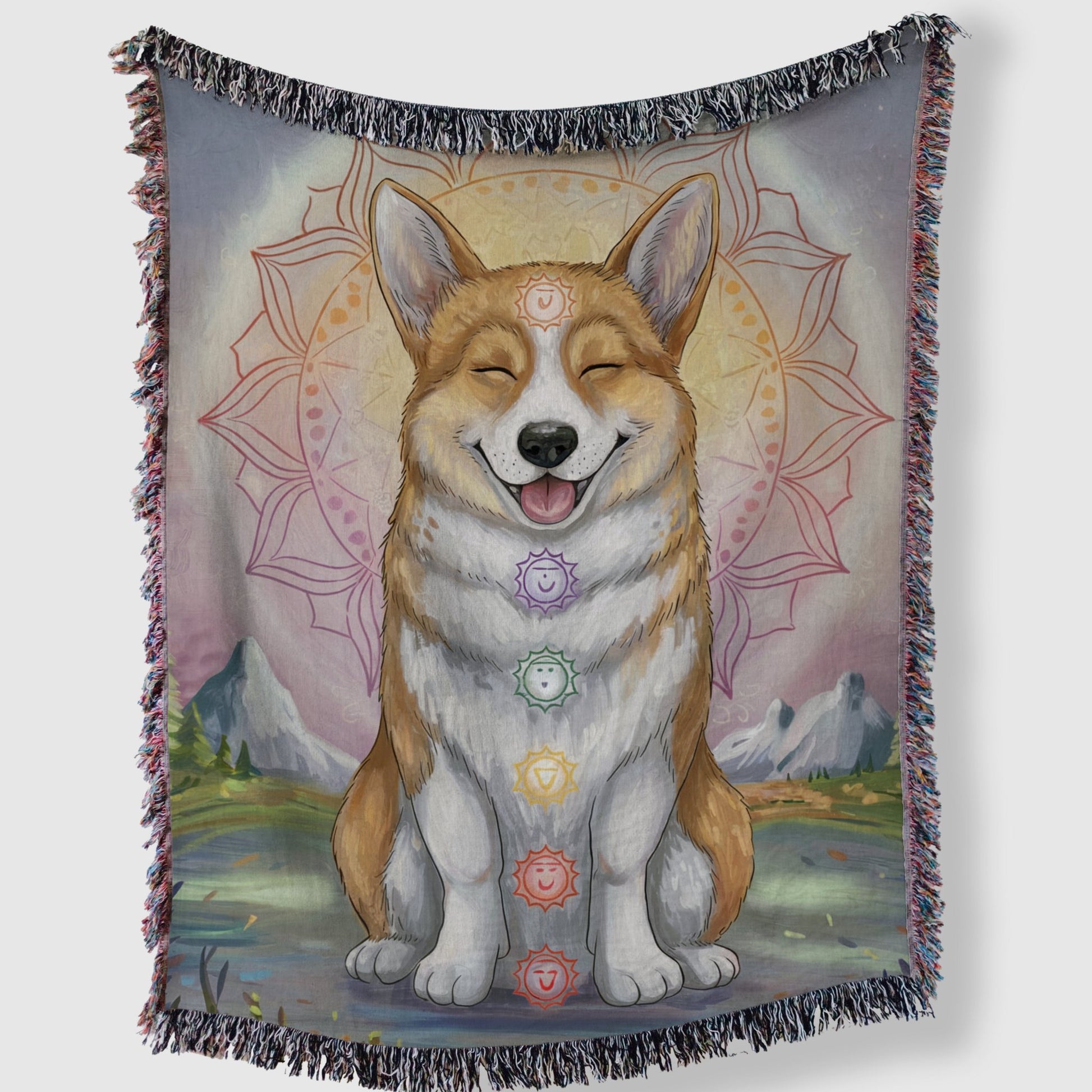 Corgi Chakra Blanket - The Pawsitive Initiative