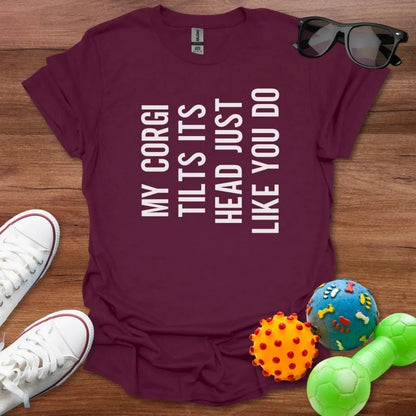 Corgi Head Tilt Shirt - The Pawsitive Initiative