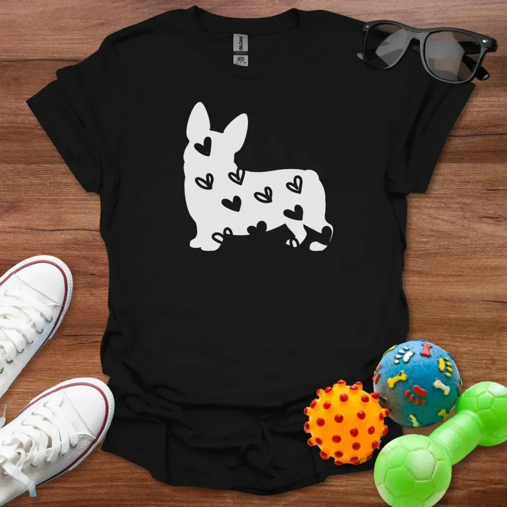 Corgi Hearts Shirt - The Pawsitive Initiative