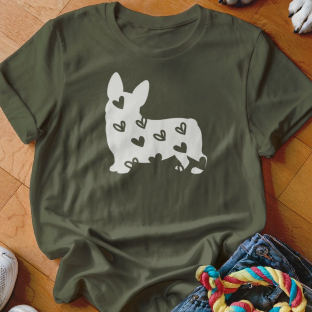 Corgi Hearts Shirt - The Pawsitive Initiative