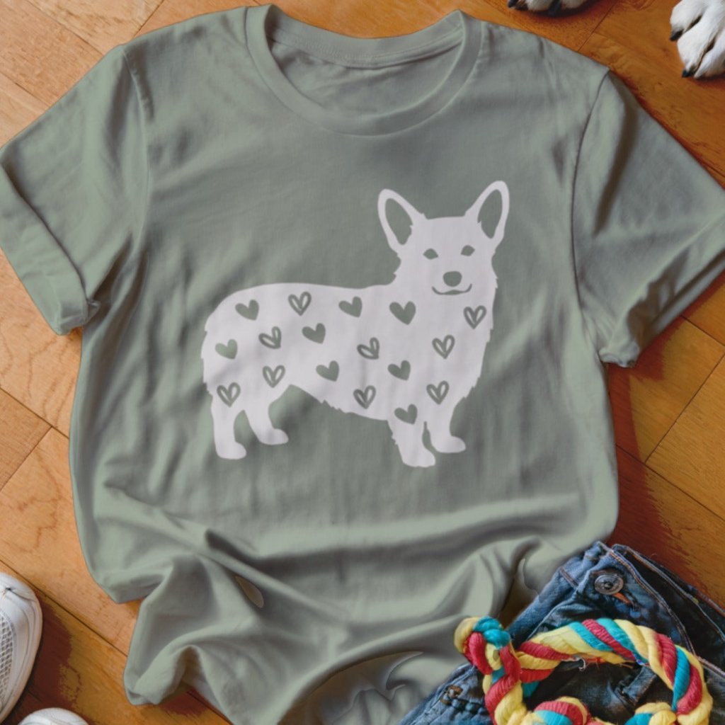 Corgi Hearts Shirt - The Pawsitive Initiative