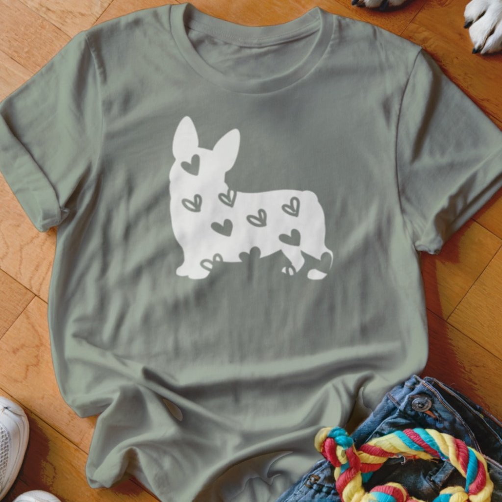 Corgi Hearts Shirt - The Pawsitive Initiative