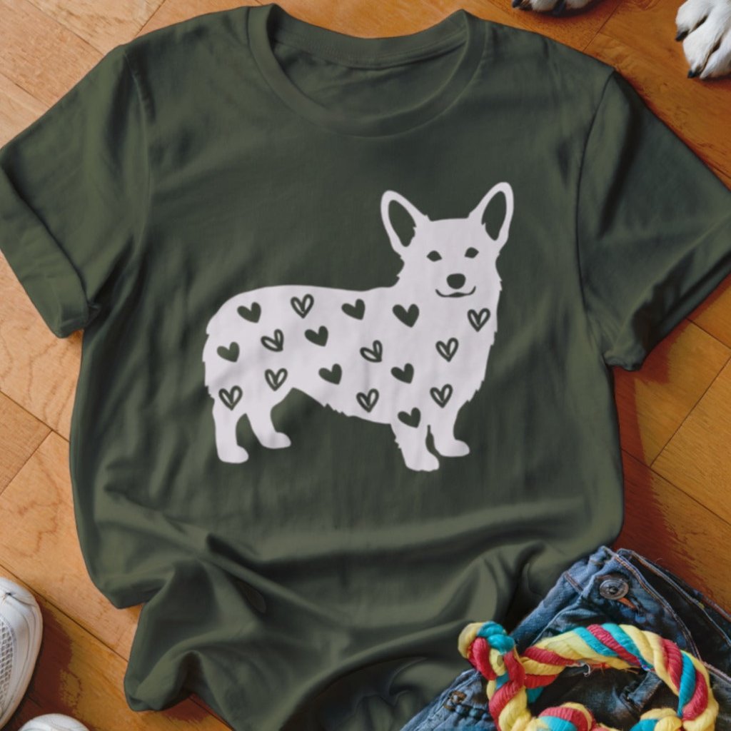 Corgi Hearts Shirt - The Pawsitive Initiative