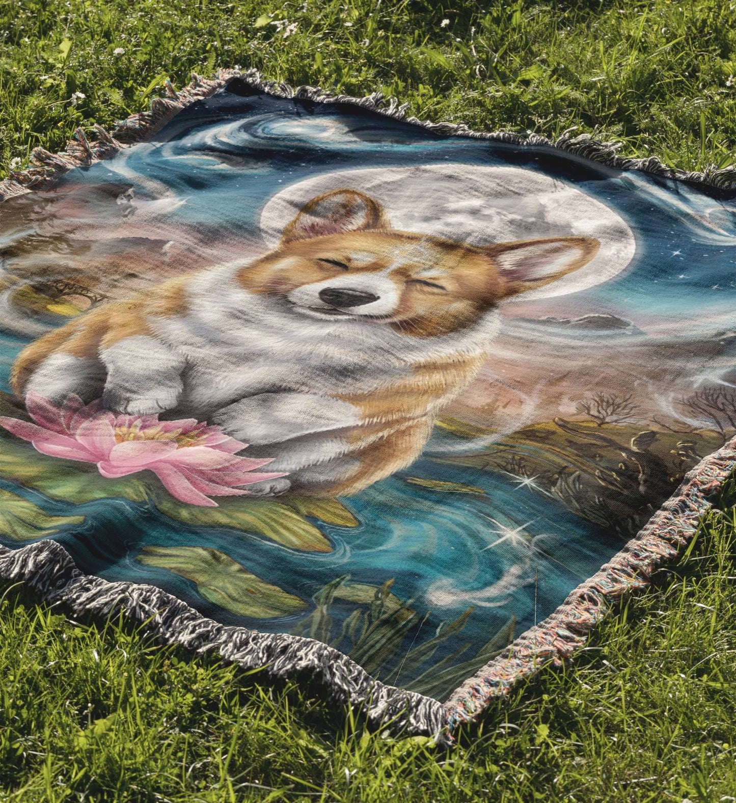 Corgi Meditation Blanket - The Pawsitive Initiative