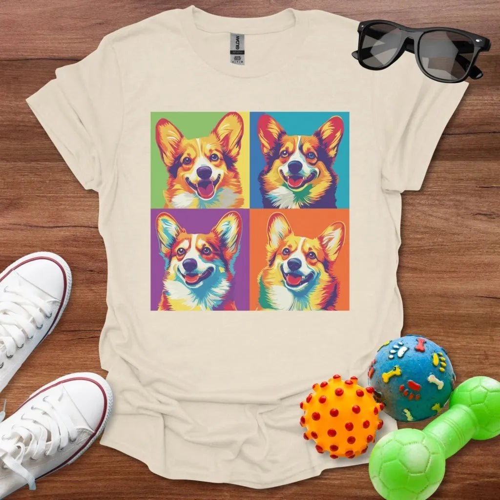 Corgi Pop Art Shirt - The Pawsitive Initiative