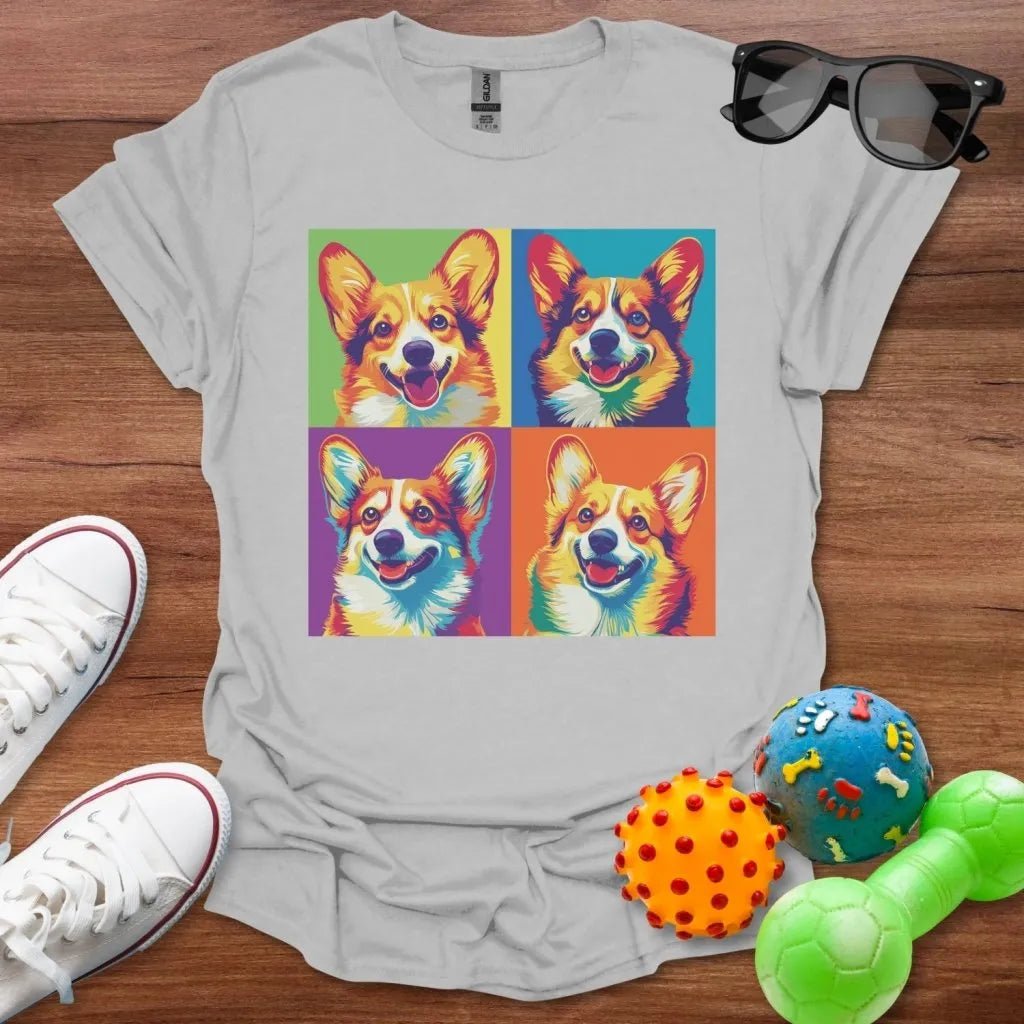 Corgi Pop Art Shirt - The Pawsitive Initiative