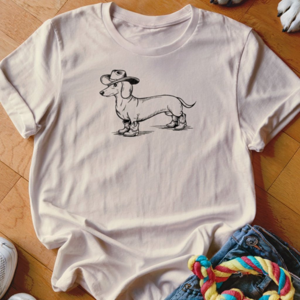 Cowboy Dachshund Shirt - The Pawsitive Initiative