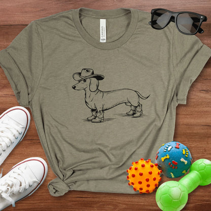 Cowboy Doxie Shirt - The Pawsitive Initiative
