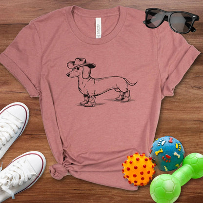 Cowboy Doxie Shirt - The Pawsitive Initiative