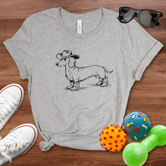 Cowboy Doxie Shirt - The Pawsitive Initiative