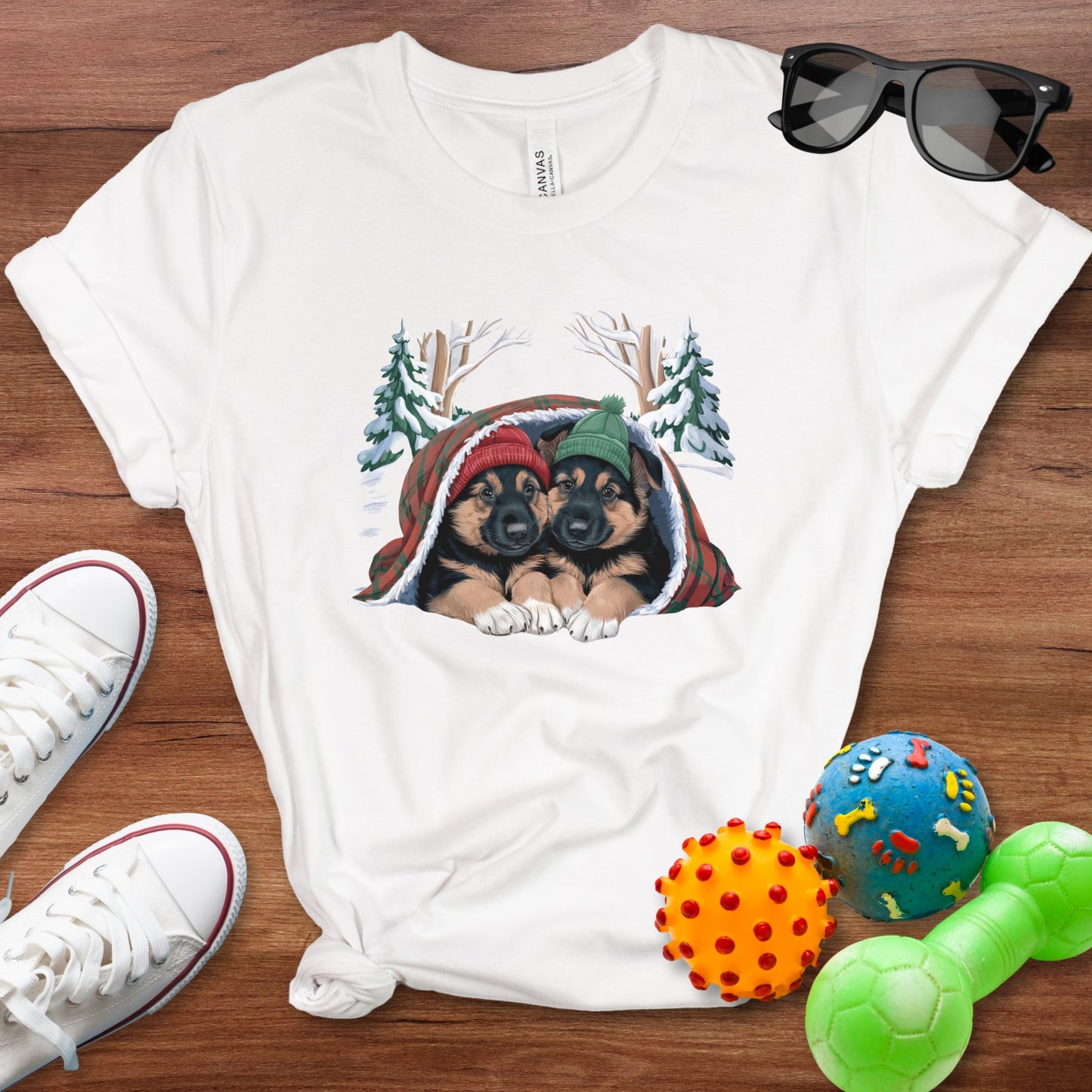 Cuddled in the Snow Shirt - The Pawsitive Initiative